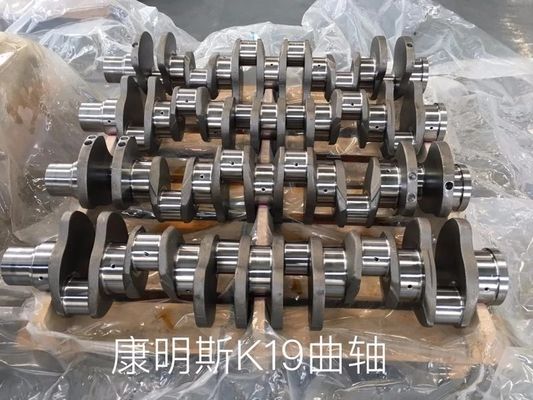 K19 Cast Steel Tractor 3418898 3096362 Diesel Engine Crankshaft